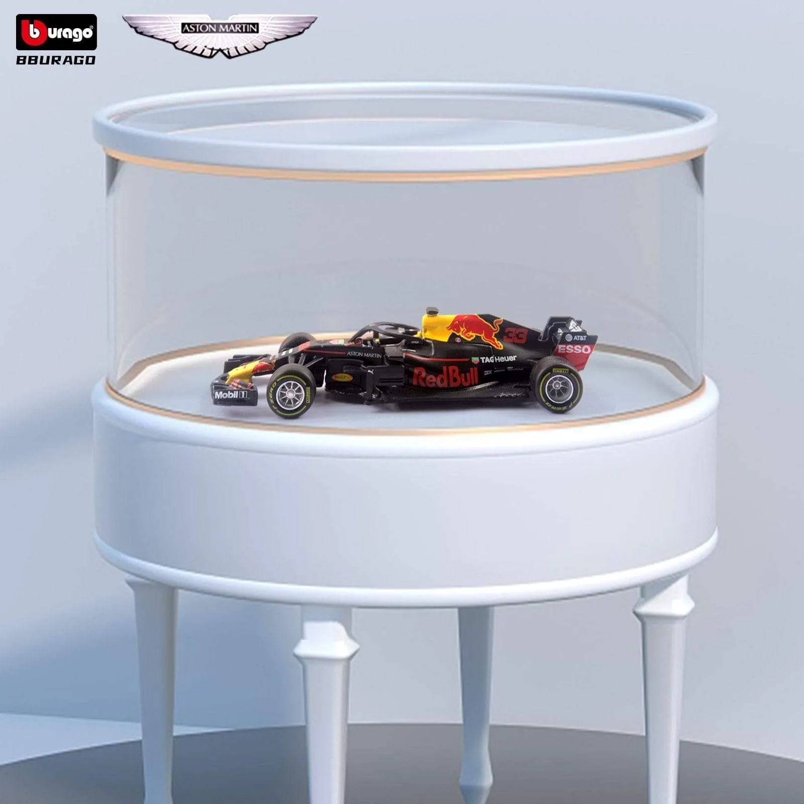 1:43 Diecast Alloy Model Car F1 Team Racing Formula Cars Static Simulation Toy Aston Martin RB15#33 Collection