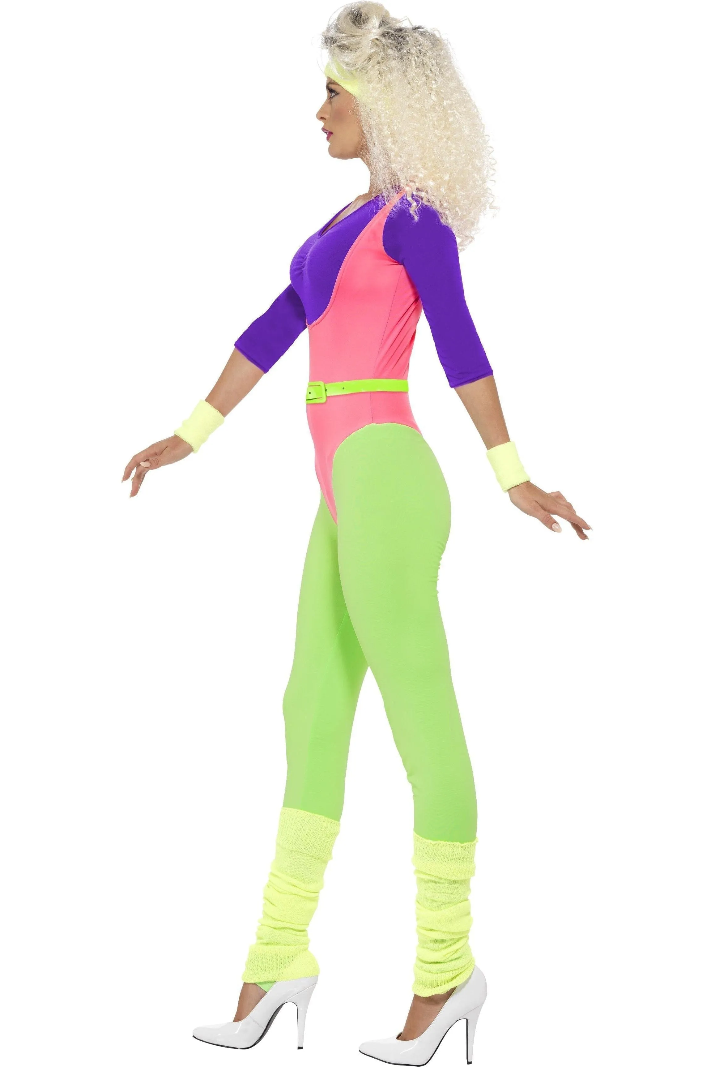 80s Work Out Costume with Jumpsuit