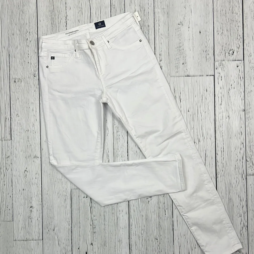 Adriano Goldschmied white super skinny legging ankle jean - Hers S/27