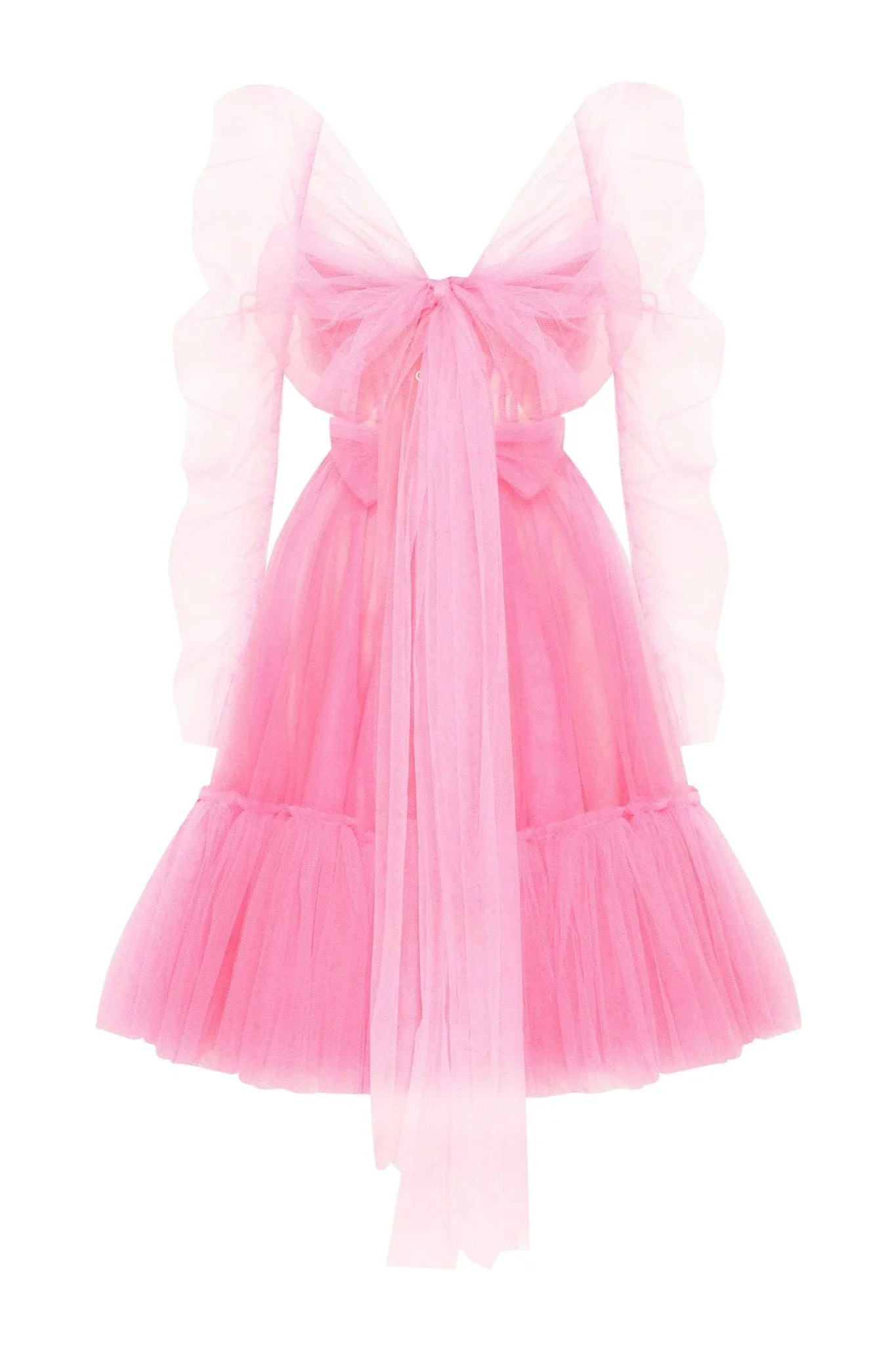 All-In-Pink bustier tulle dress