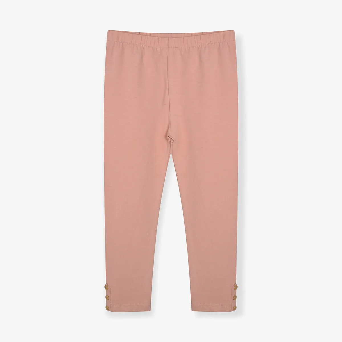 Ankle Buttons Tea Pink Summer Trouser 10331