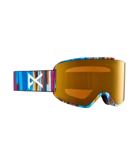 ANON WM3 Feelgood - Perceive Sunny Bronze   Perceive Cloudy Burst   MFI Facemask Snow Goggle