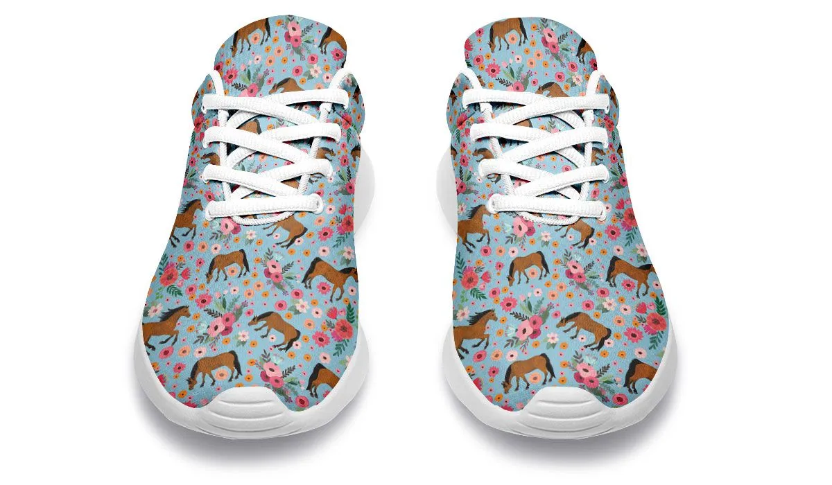 Arabian Horse Flower Sneakers