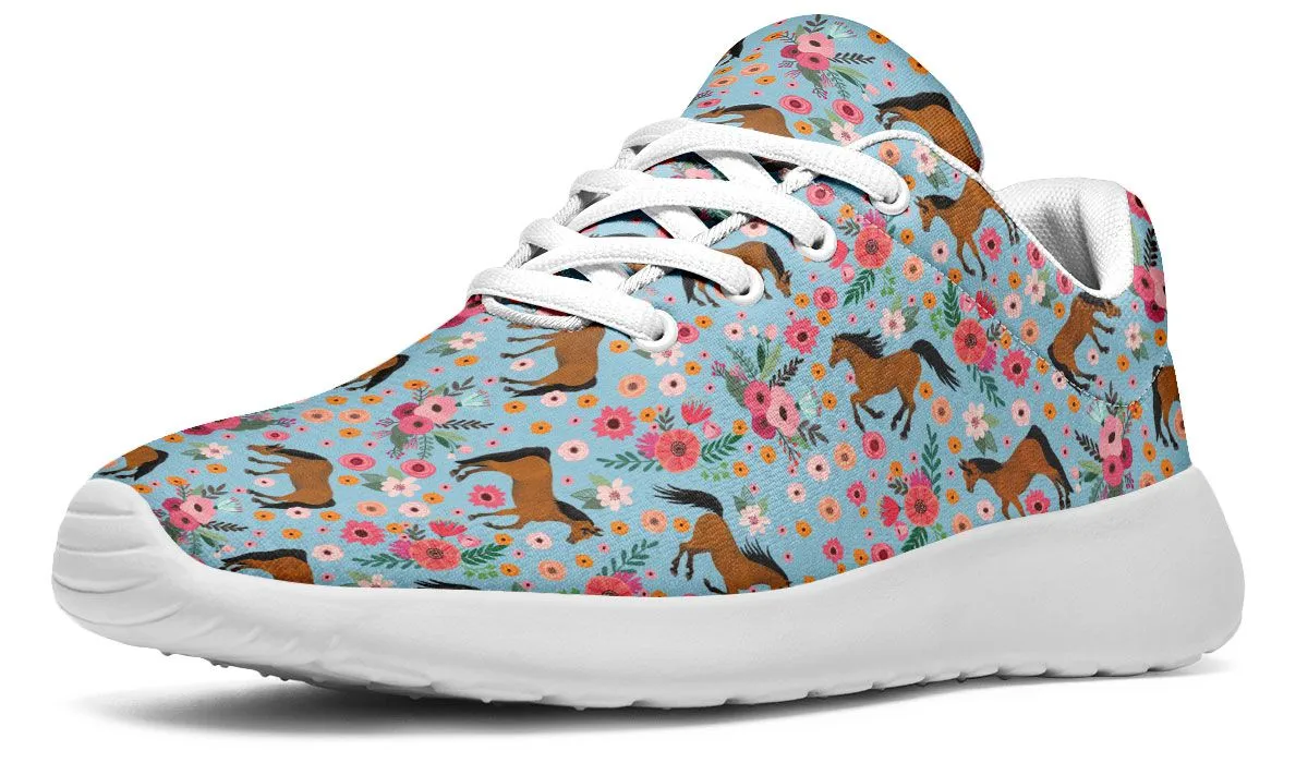 Arabian Horse Flower Sneakers