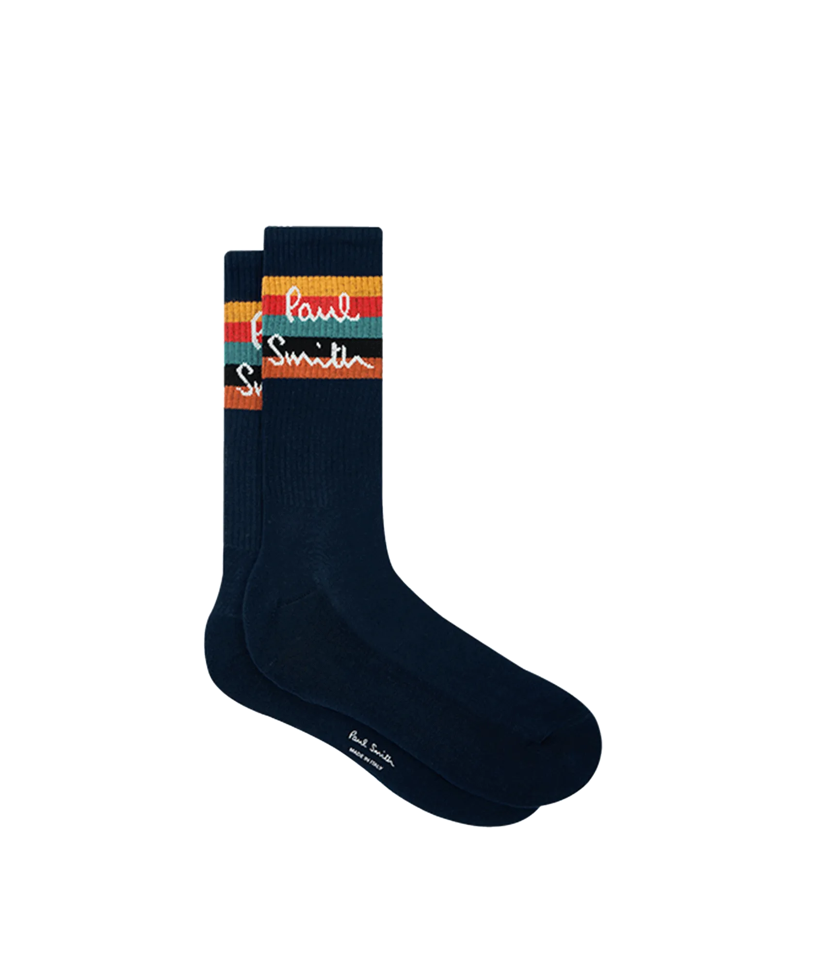 Artist Stripe Logo Socks - Navy