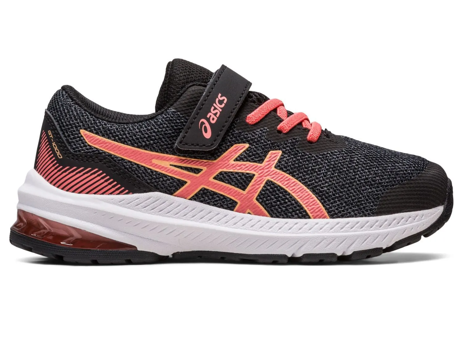 Asics Kid's GT 1000 11 PS - Black/Papaya