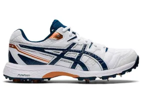 Asics Men's Gel Gully 6 Cricket Shoe - White/Mako Blue