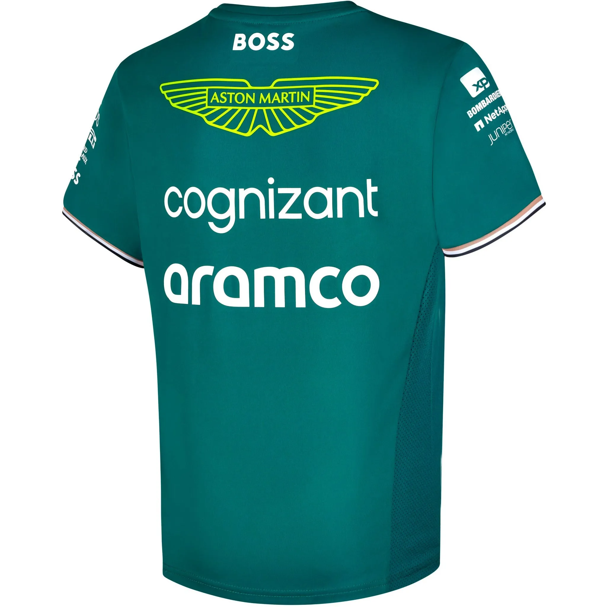 Aston Martin Cognizant F1 2023 Kids Team T-Shirt- Youth Green