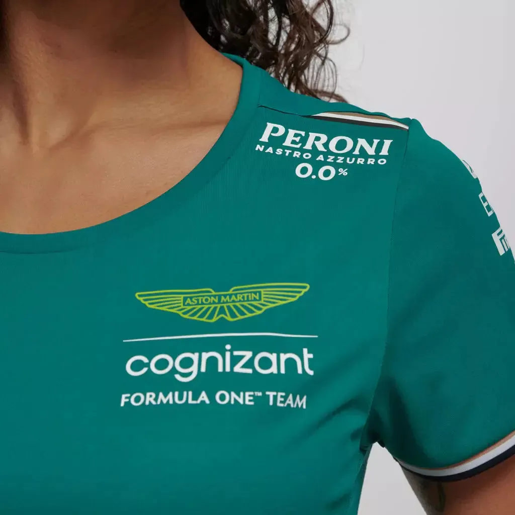 Aston Martin Cognizant F1 2023 Women's Team T-Shirt- Green