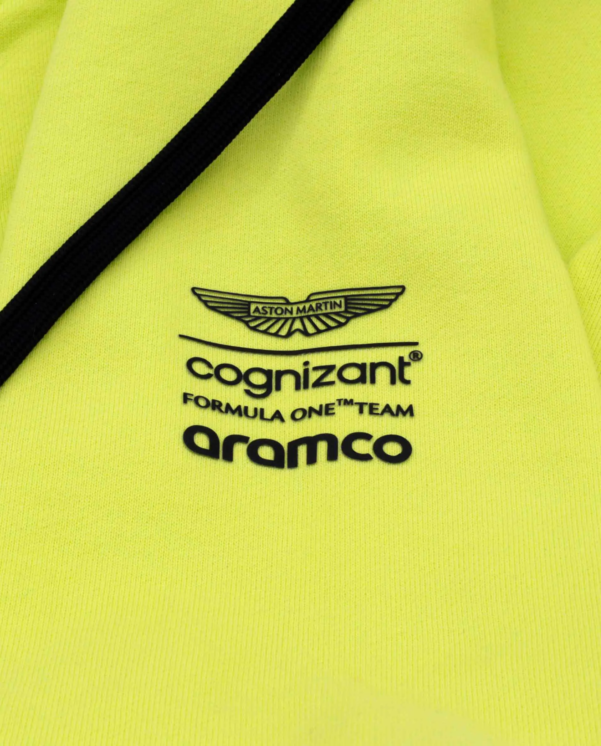 Aston Martin Cognizant F1 Kimoa Fernando Alonso Men's Lifestyle Hoodie- Lime