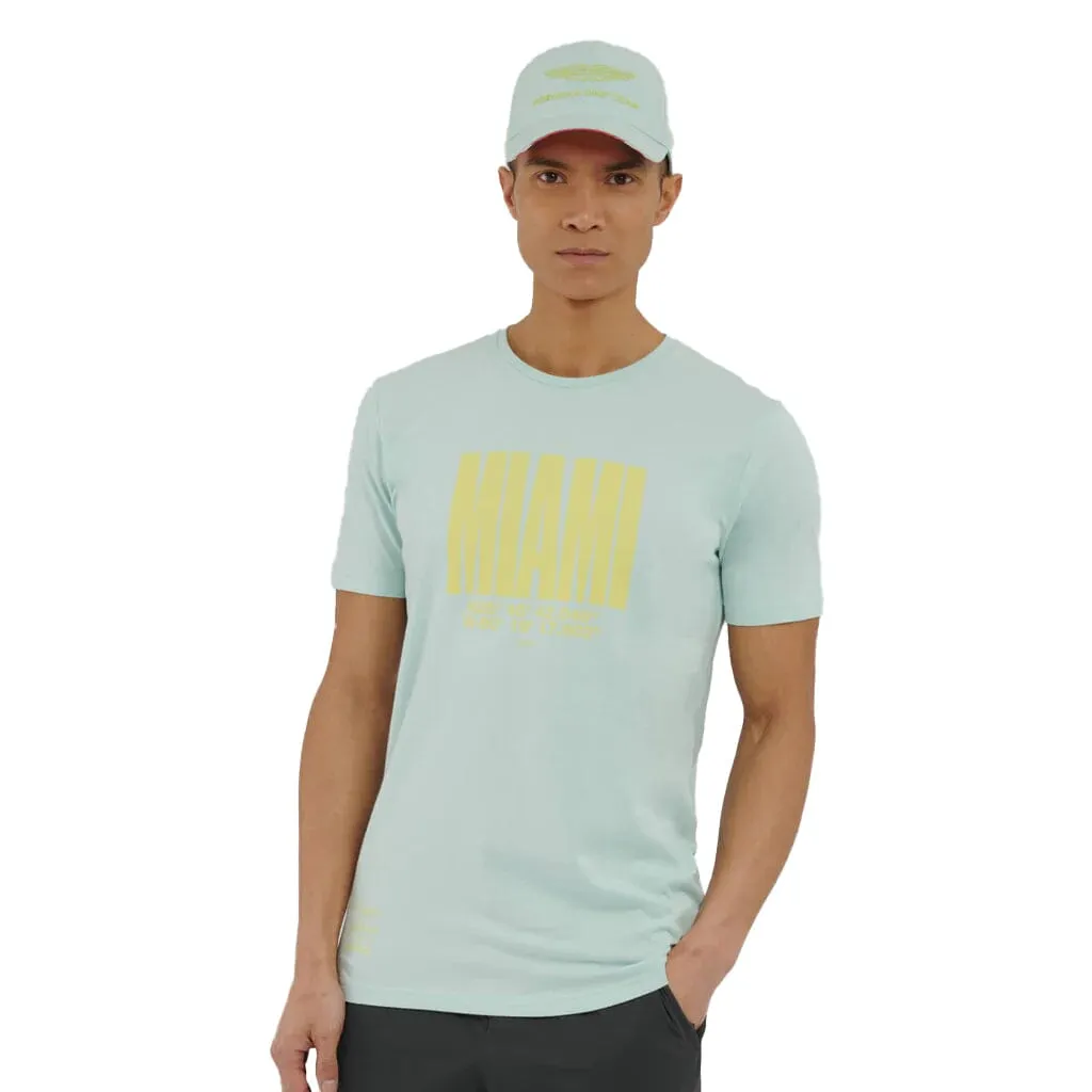 Aston Martin Cognizant F1 Limited Edition Miami GP T-Shirt - Pastel Green