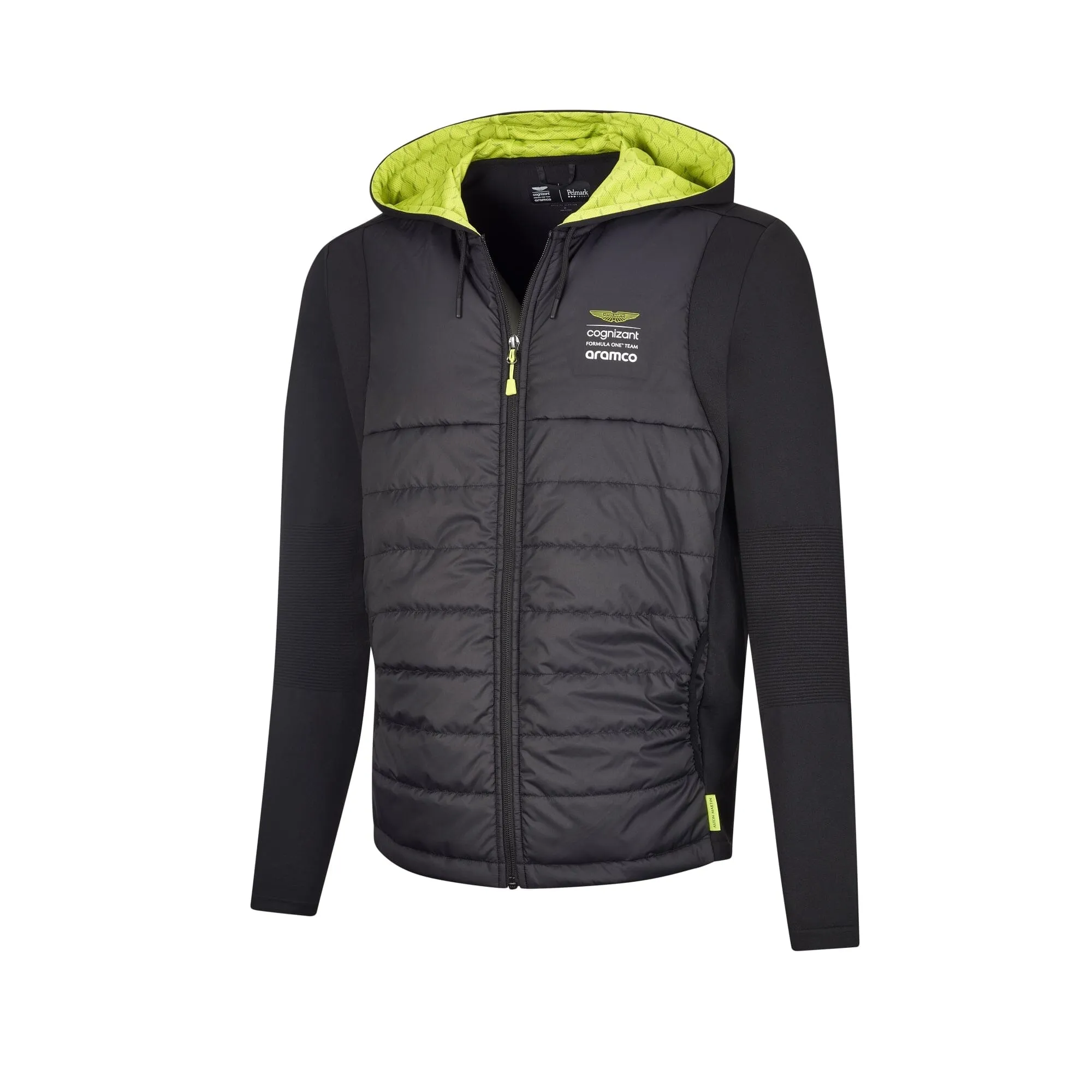 Aston Martin Cognizant F1 Men's Lifestyle Hybrid Jacket- Black