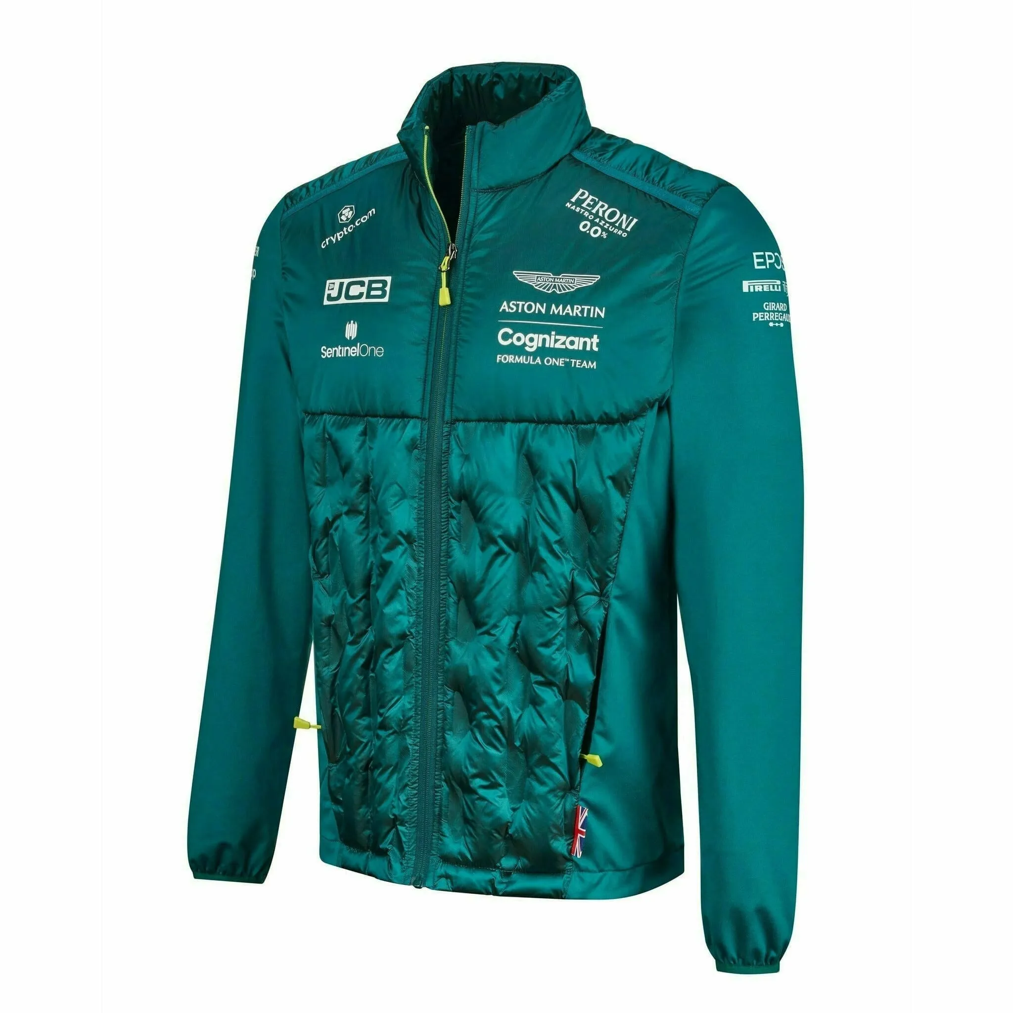 Aston Martin Cognizant F1 Men's Team Hybrid Jacket- Green