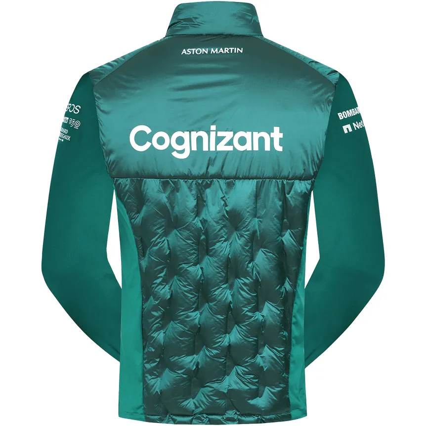 Aston Martin Cognizant F1 Men's Team Hybrid Jacket- Green