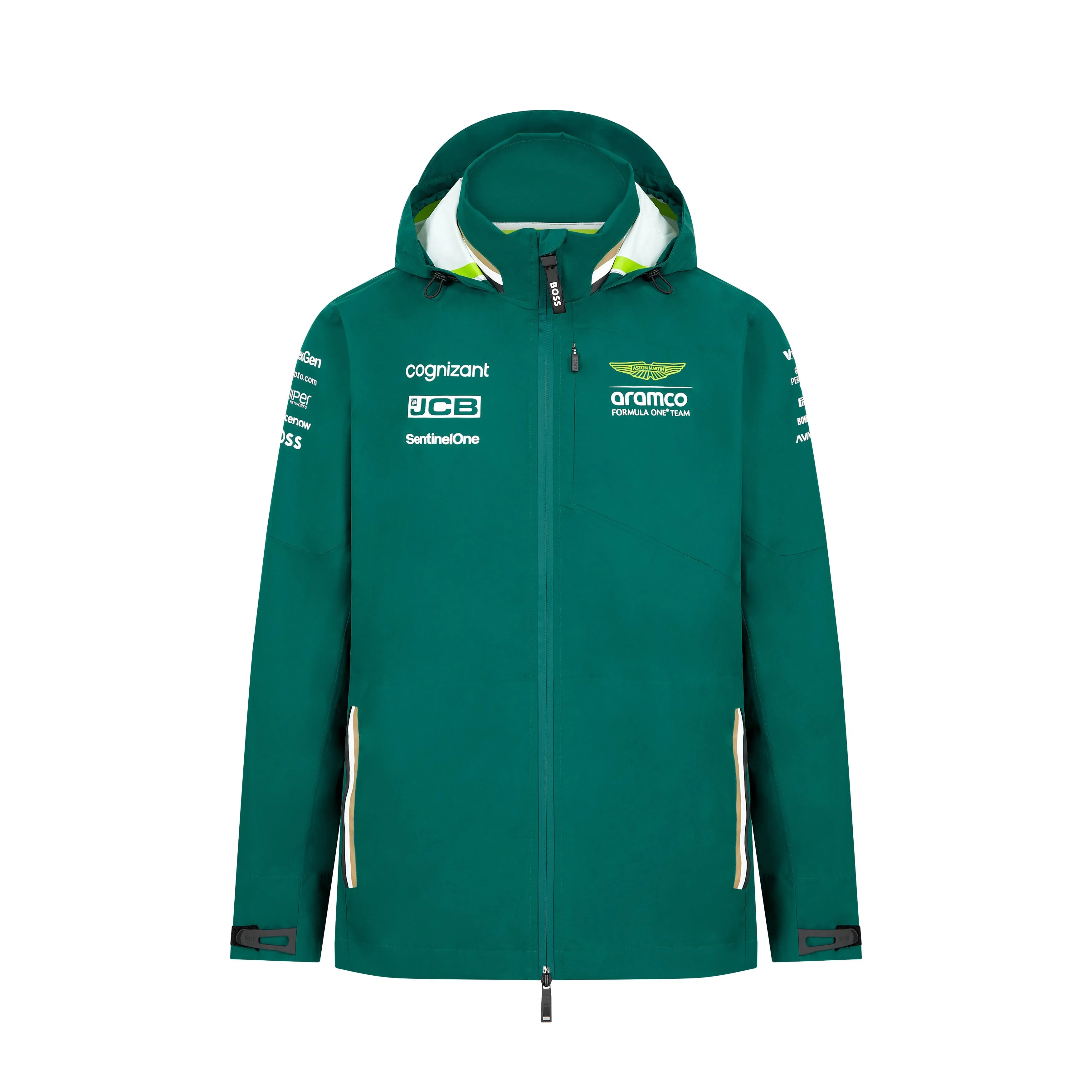 Aston Martin F1 2024 Team Rain Jacket - Green