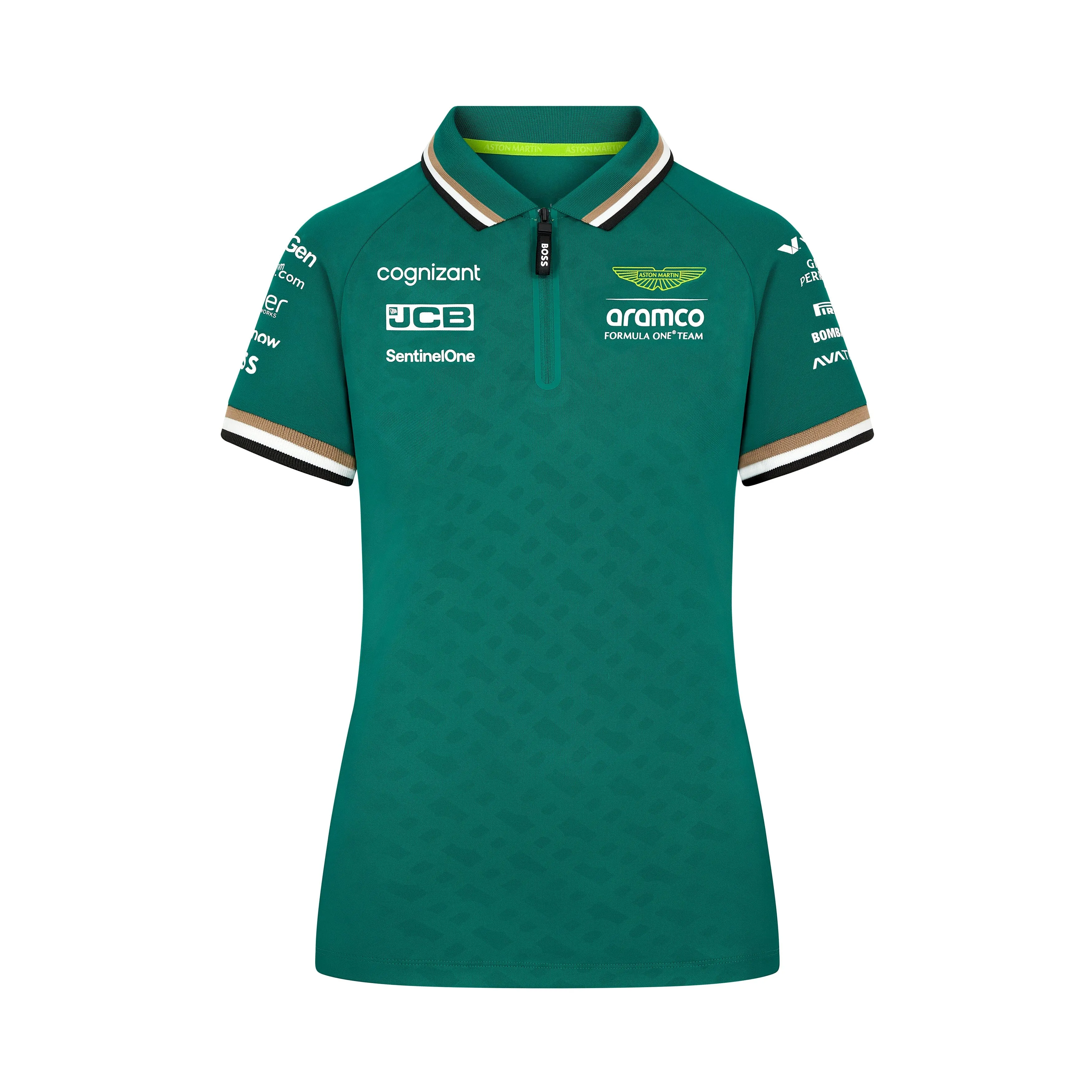 Aston Martin F1 2024 Women's Team Polo Shirt - Green