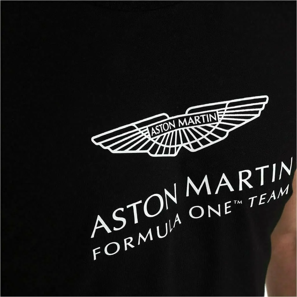 Aston Martin F1 Men's Essential Logo T-Shirt -Green/Black