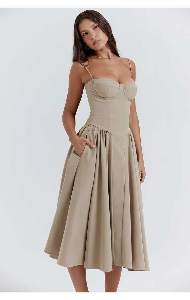 Aurora Midi/Maxi Bustier Corset Dress