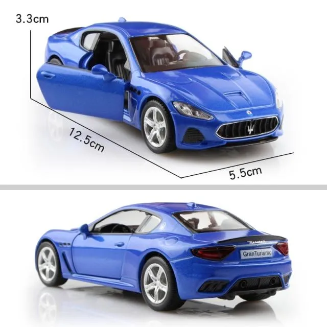 Birthday Gift 1:36 Alloy Car Model Simulation Exquisite Diecasts Toy Vehicle RMZ city Maserati Aston Martin Doors Open Pull Back