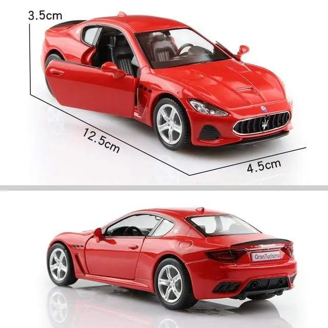 Birthday Gift 1:36 Alloy Car Model Simulation Exquisite Diecasts Toy Vehicle RMZ city Maserati Aston Martin Doors Open Pull Back