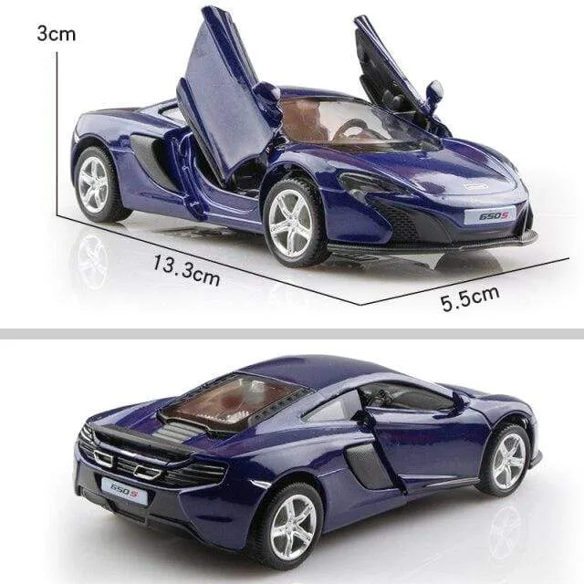 Birthday Gift 1:36 Alloy Car Model Simulation Exquisite Diecasts Toy Vehicle RMZ city Maserati Aston Martin Doors Open Pull Back