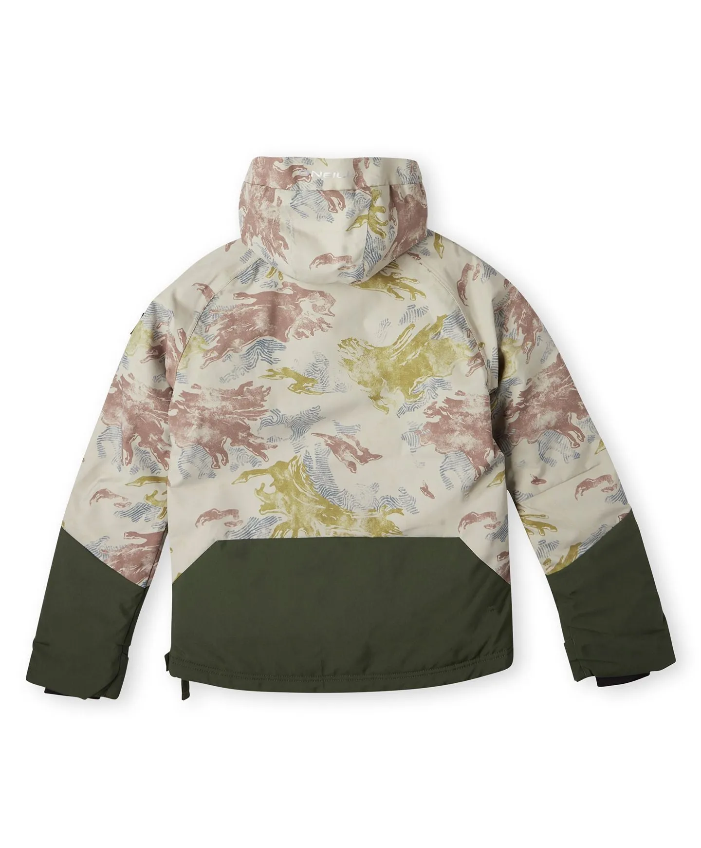 Boy's Anorak Snow Jacket - Light Camo