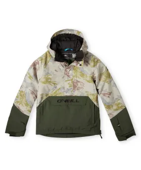 Boy's Anorak Snow Jacket - Light Camo