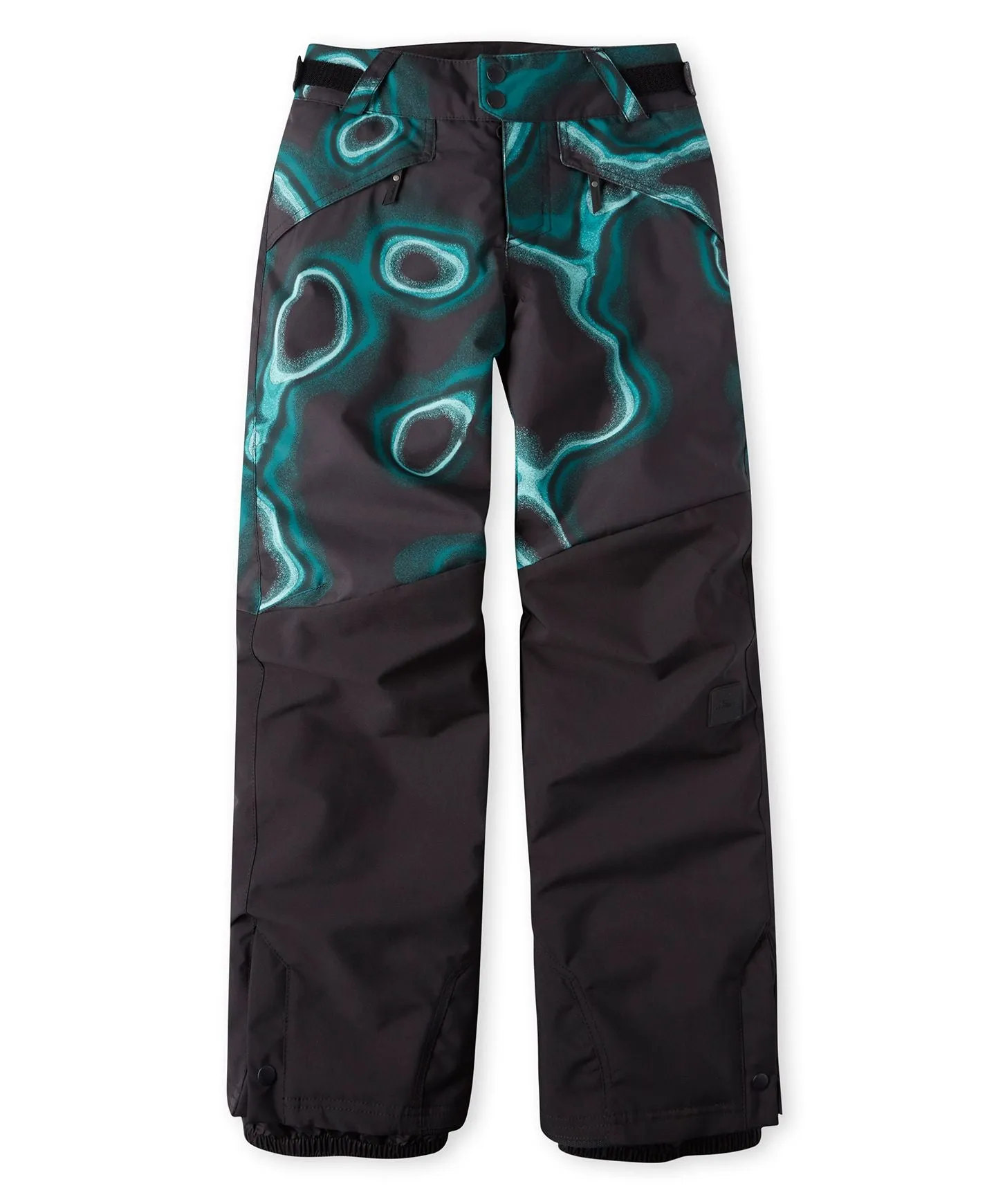 Boy's Anvil Aop Snow Pants - Blue Heat Map