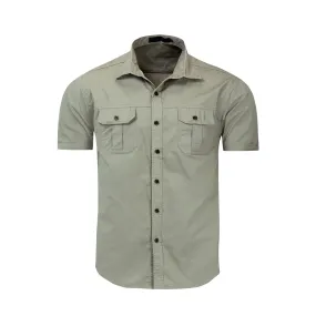 BUTTON POCKET WORK SHIRT