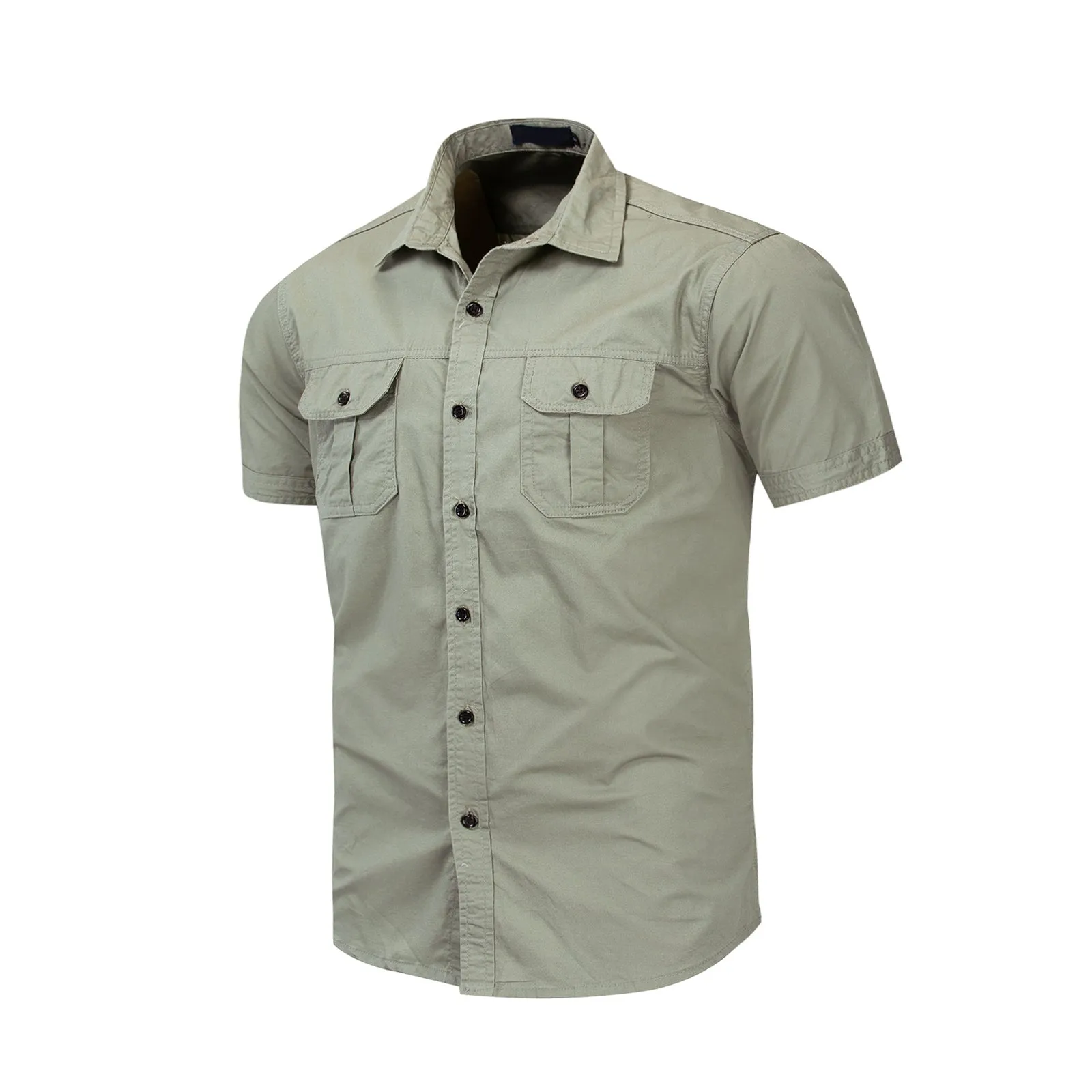 BUTTON POCKET WORK SHIRT