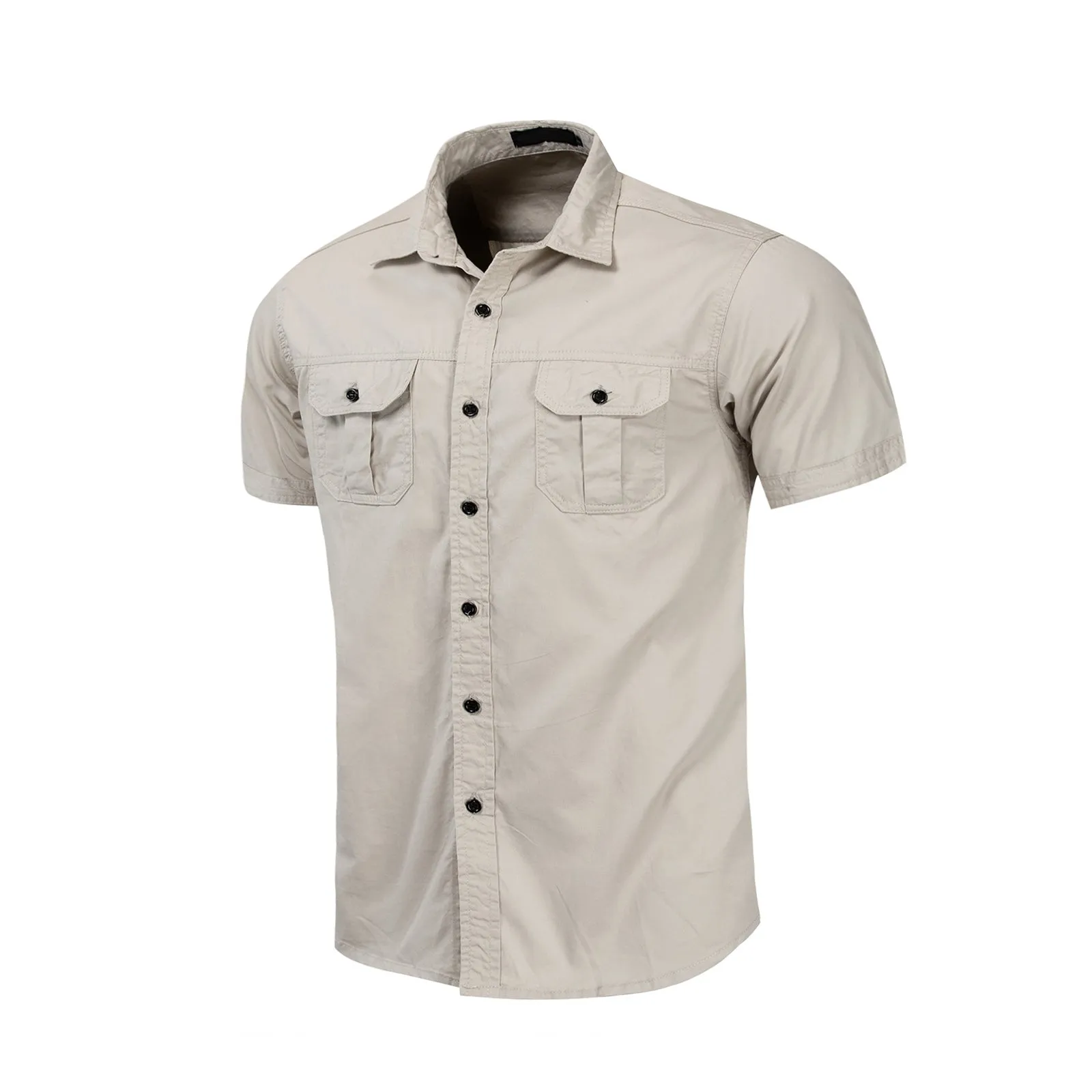 BUTTON POCKET WORK SHIRT