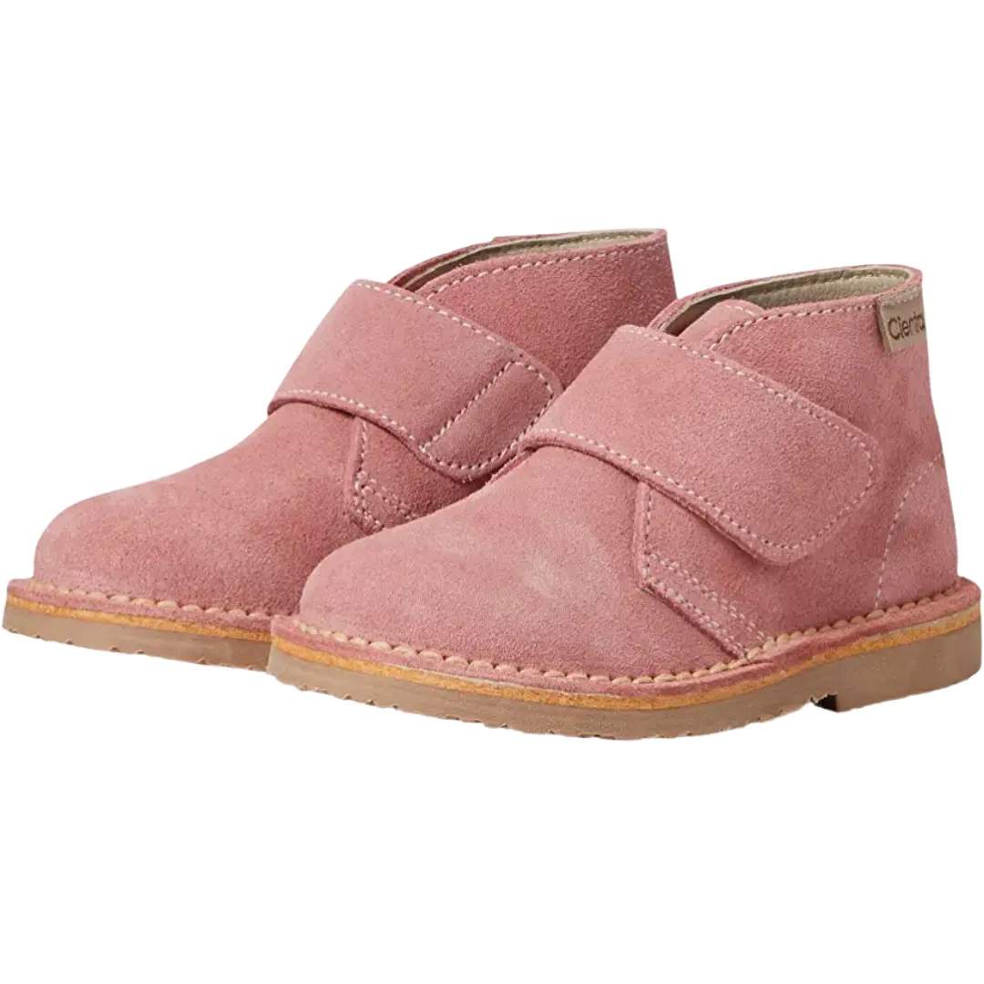 Cienta Velcro Boot Pink