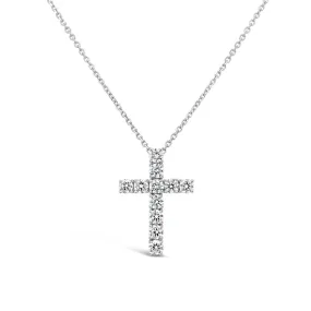 Clara by Martin Binder Diamond Cross Necklace (0.79 ct. tw.)