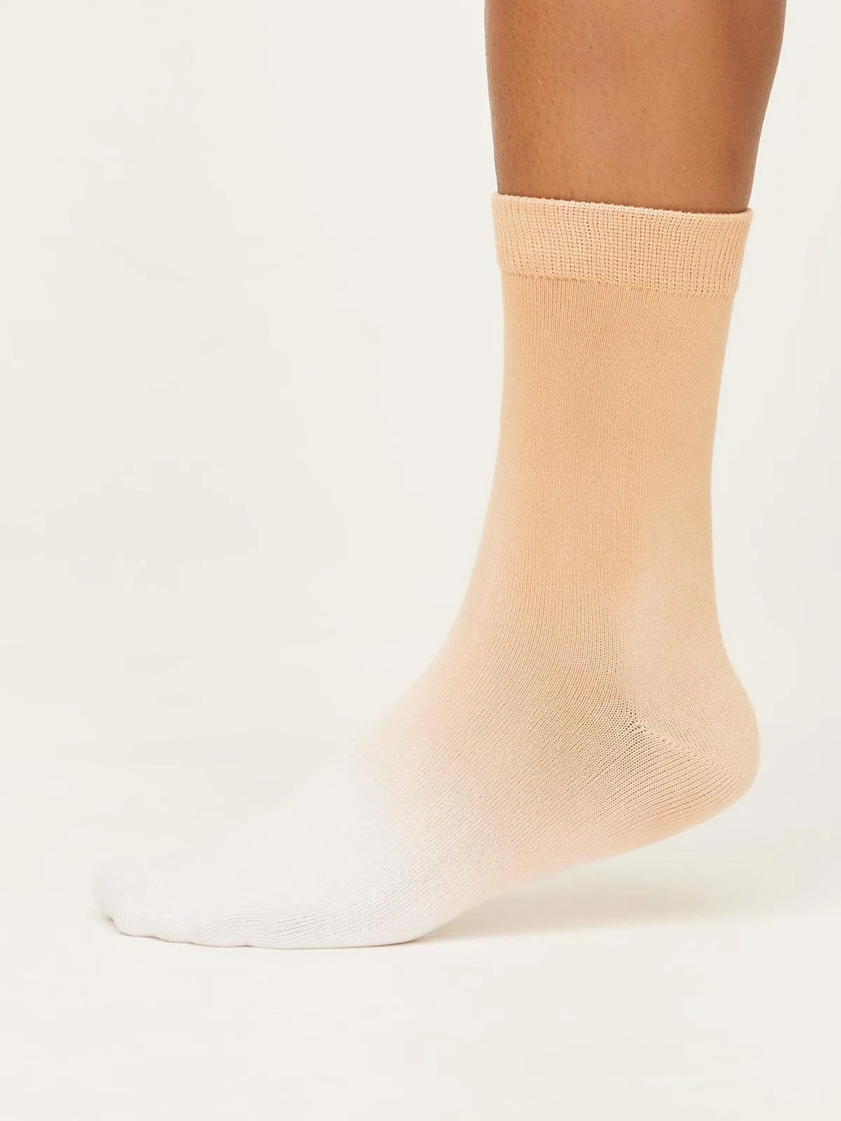 Dip Dye Socks - Mango Yellow