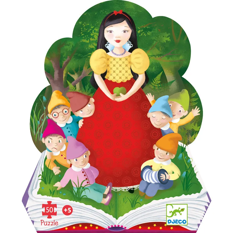 Djeco Snow White 50pc Silhouette Puzzle