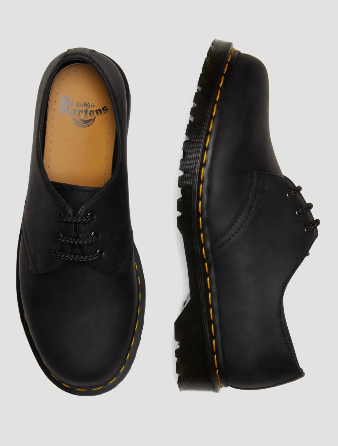 Dr.Martens 1461 Black Waxed Full Grain 30679001