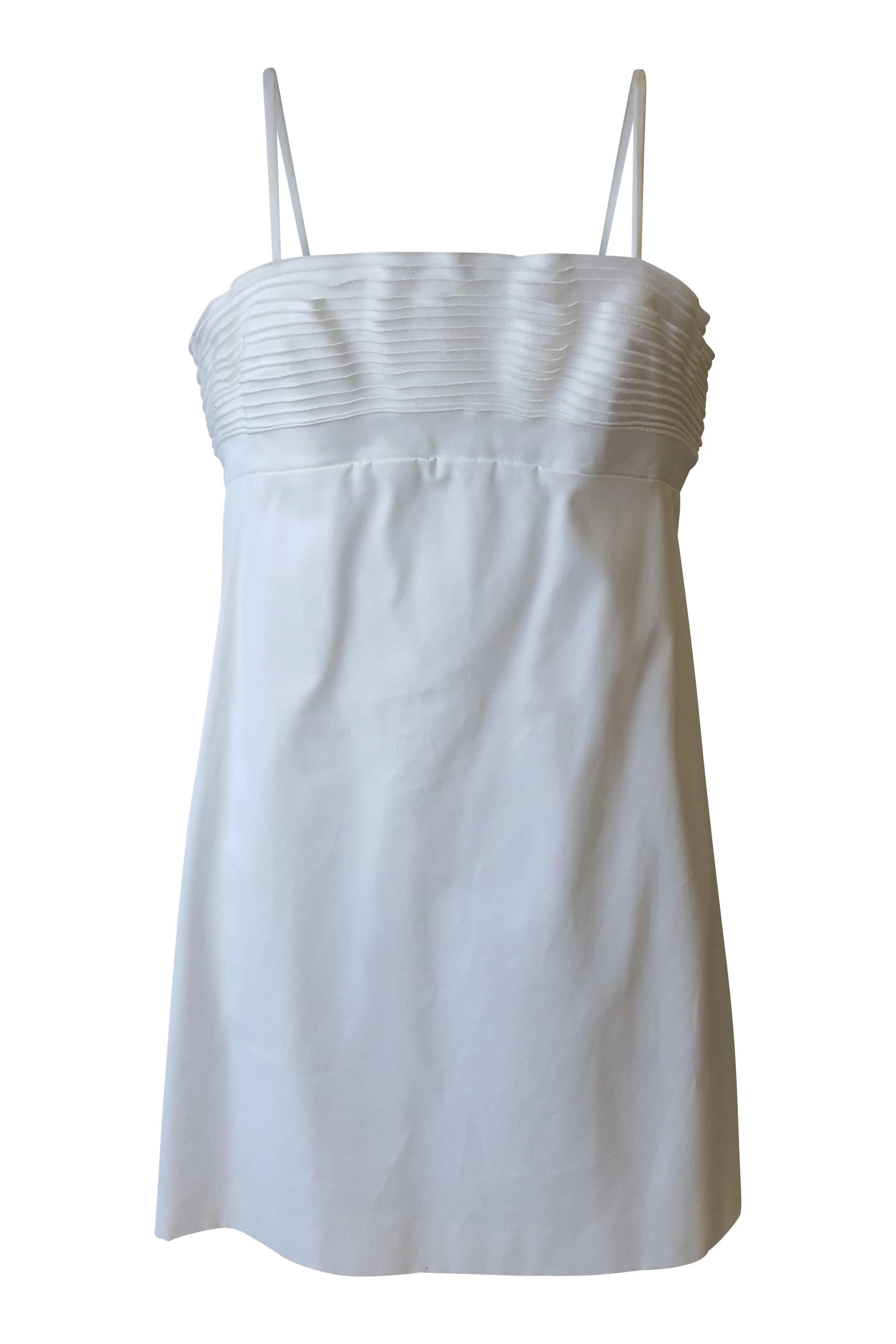 DSQUARED2 White Folded Bustier Corseted Mini Dress (UK 10)