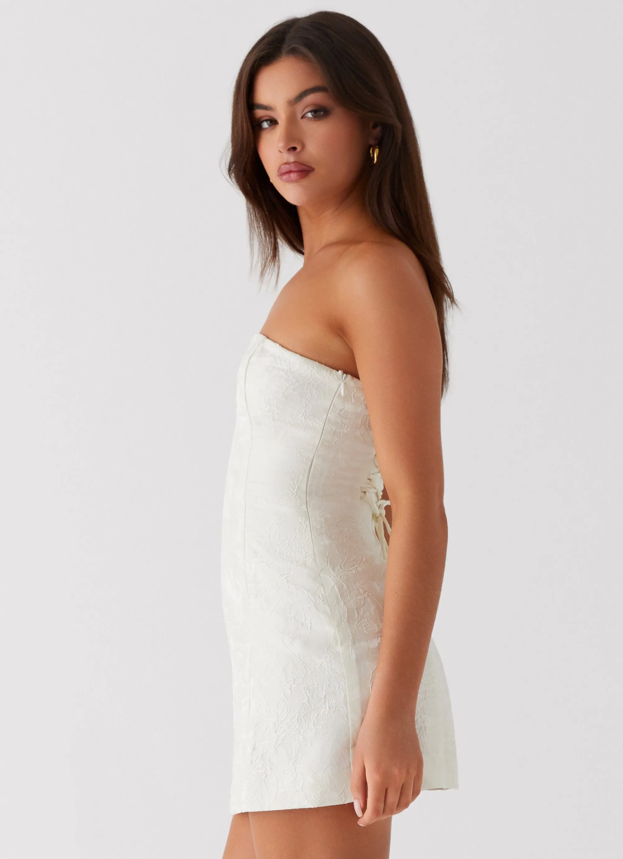 Eternity Strapless Mini Dress - Ivory