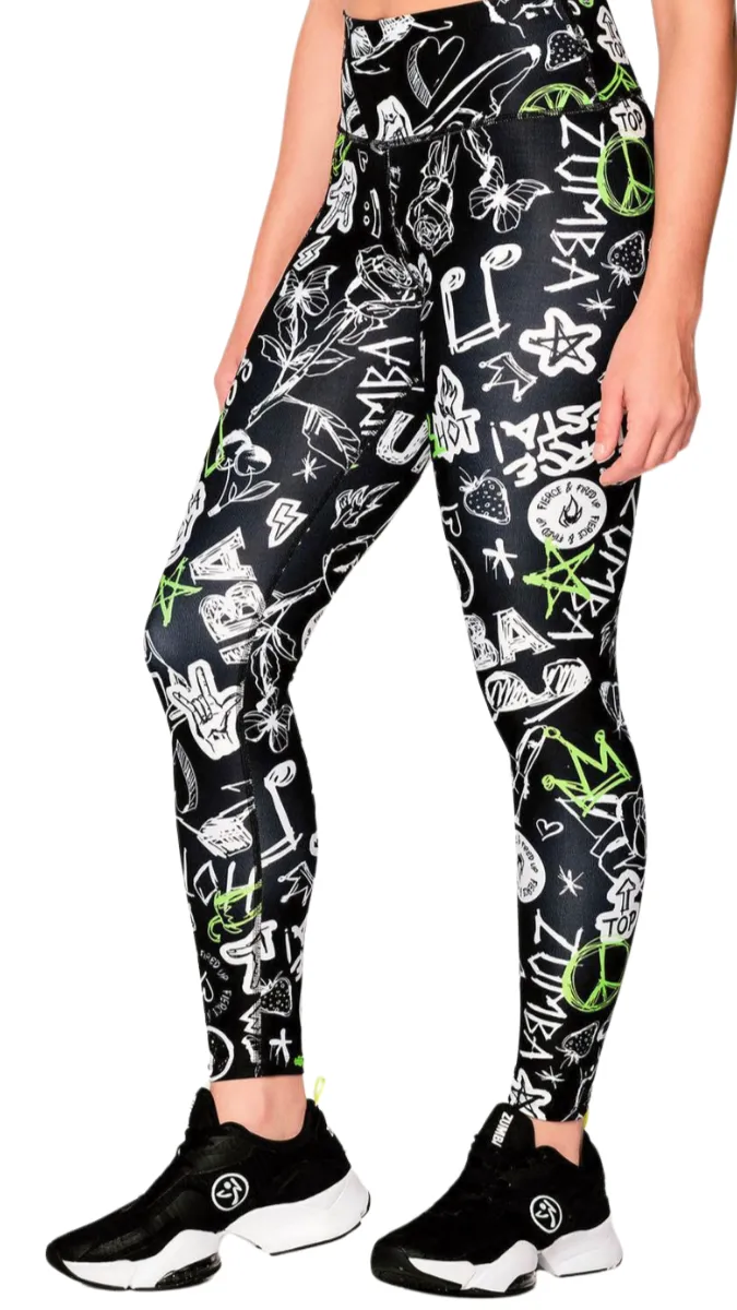 Fierce and Fired up High Waisted Ankle Leggings (Special Order)