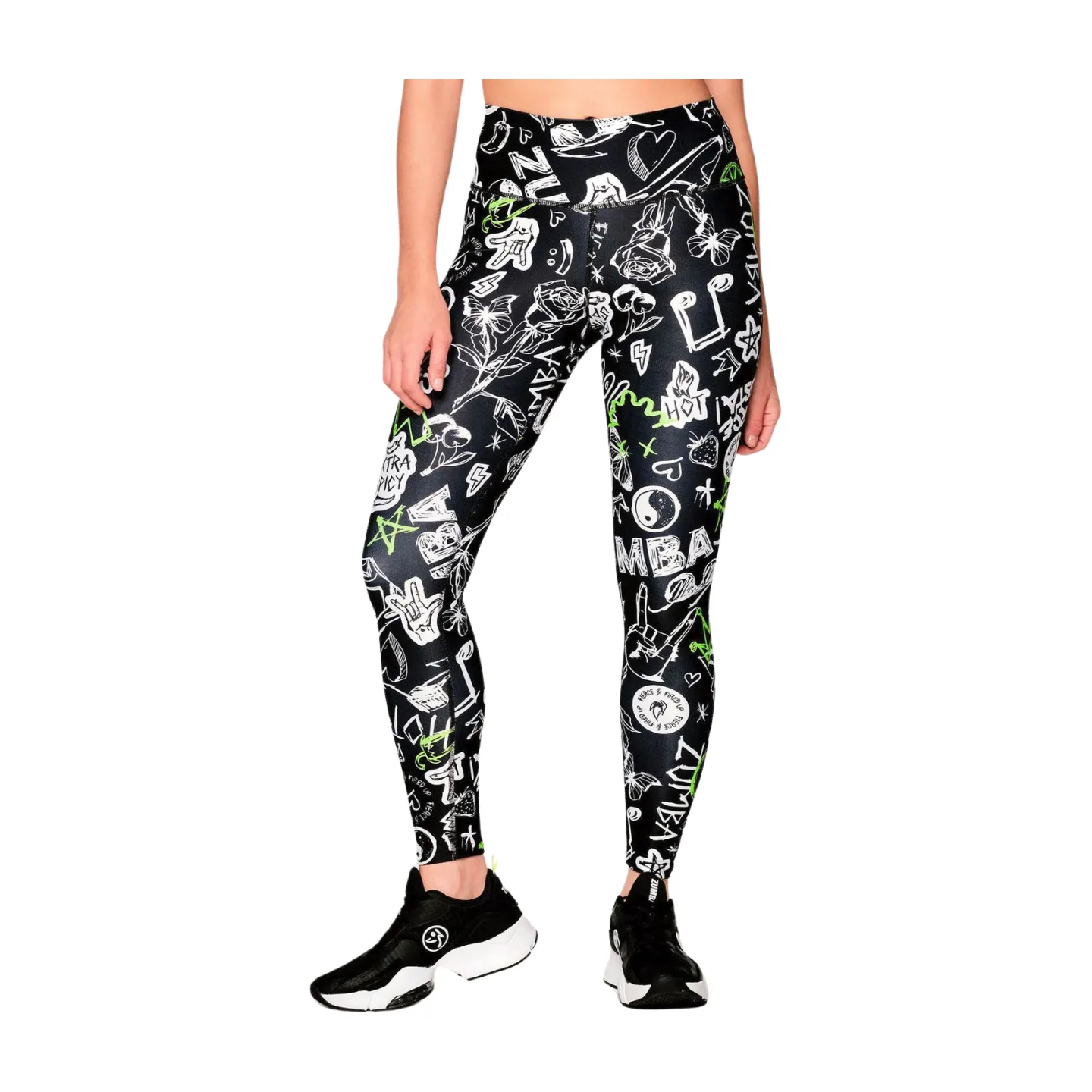 Fierce and Fired up High Waisted Ankle Leggings (Special Order)