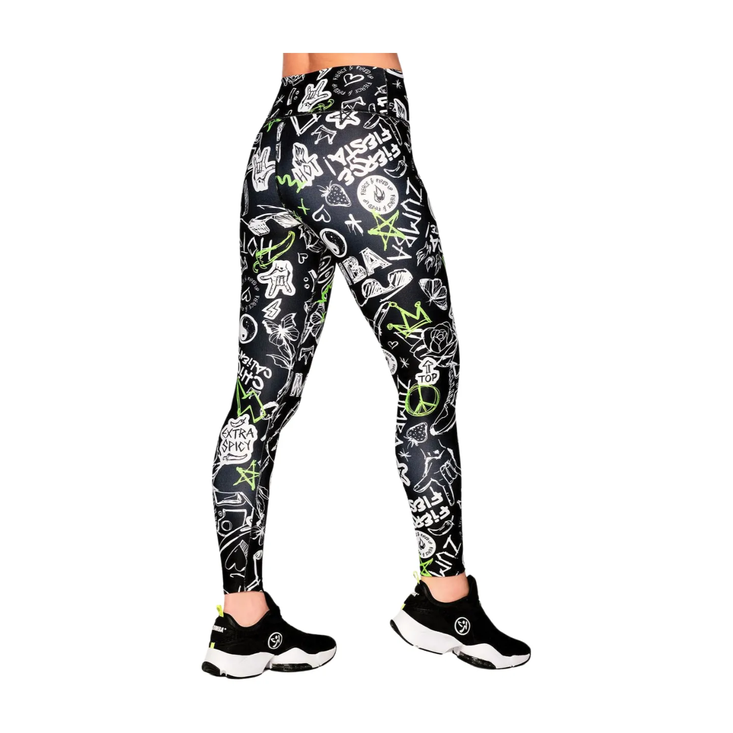 Fierce and Fired up High Waisted Ankle Leggings (Special Order)