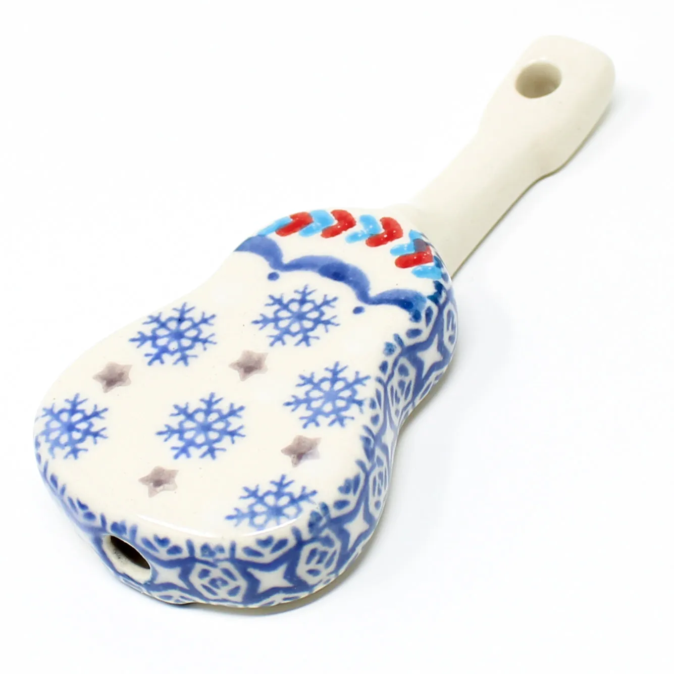 Guitar-Ornament in Falling Snow