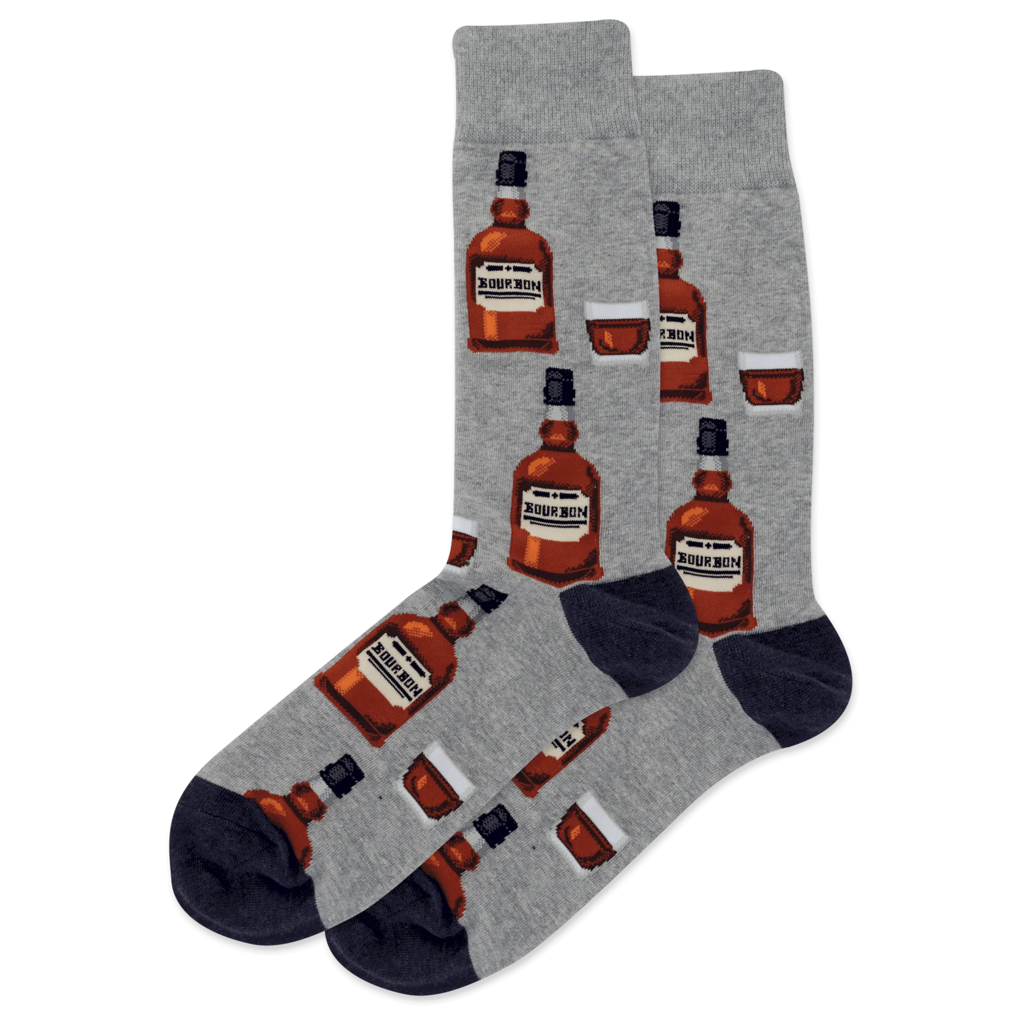 HOTSOX Men's Bourbon Crew Socks