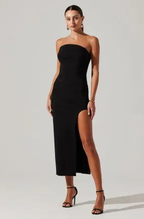 Idalia Strapless Bodycon Midi Dress