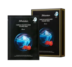 JM Solution Camellia Glacier Water Iceland Mask Snow Moisture Skin Tone up Glow Brightening