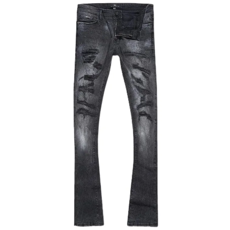 Jordan Craig Martin Stacked Crouching Tiger Denim (Industrial Black) JTF91628