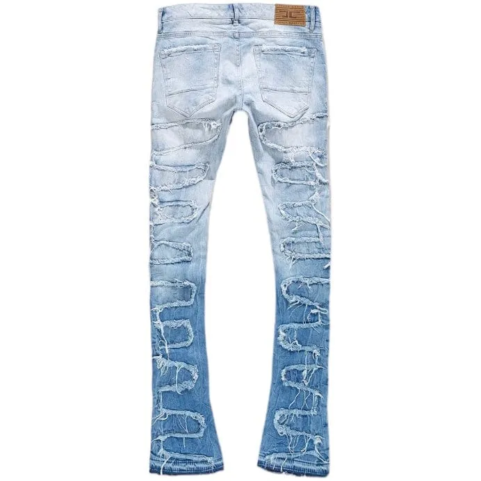 Jordan Craig Martin Stacked Python Denim (Sky Blue) JTF1130