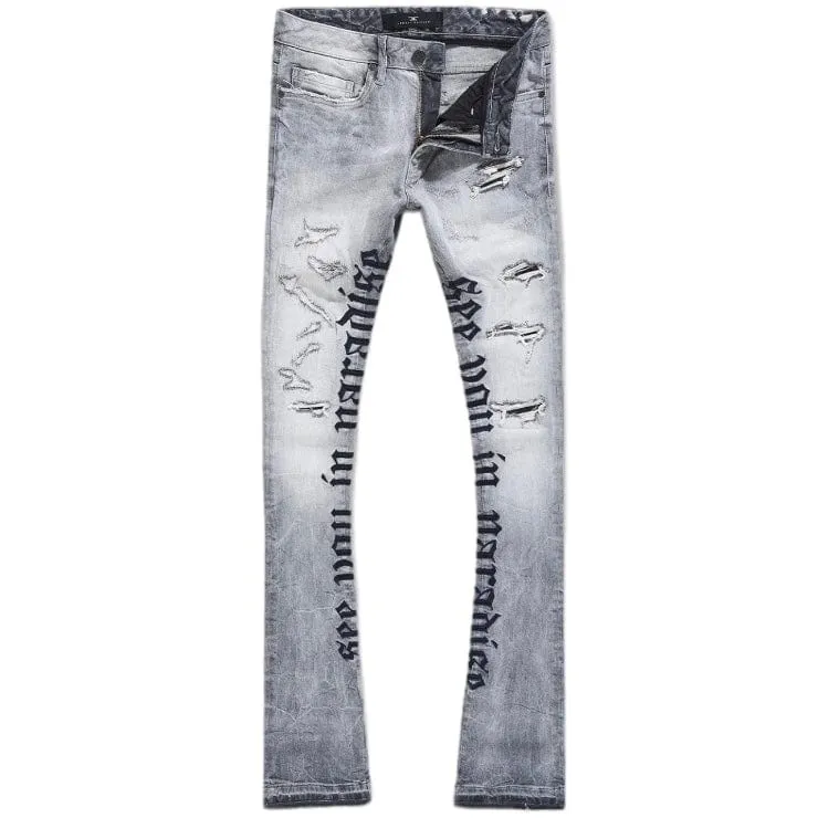 Jordan Craig Martin Stacked See You In Paradise Denim (Cement) JTF1154