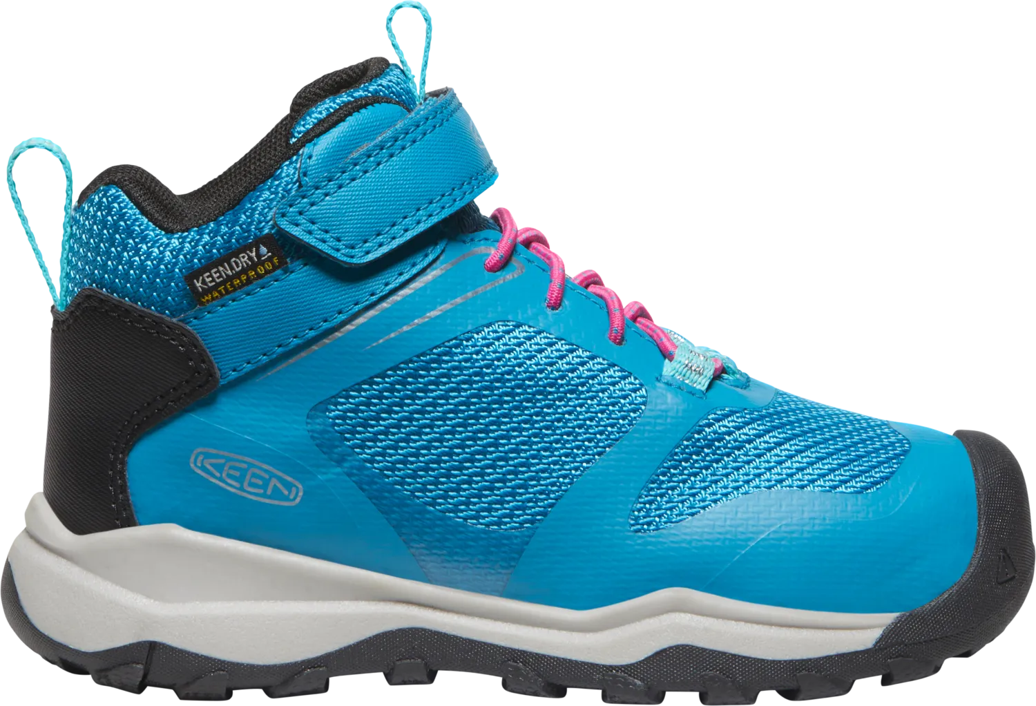 Keen Kids&#x27; Wanduro Waterproof Boot Fjord Blue-Fuchsia Purple | Buy Keen Kids&#x27; Wanduro Waterproof Boot Fjord Blue-Fuchsia Purple here | Outnorth