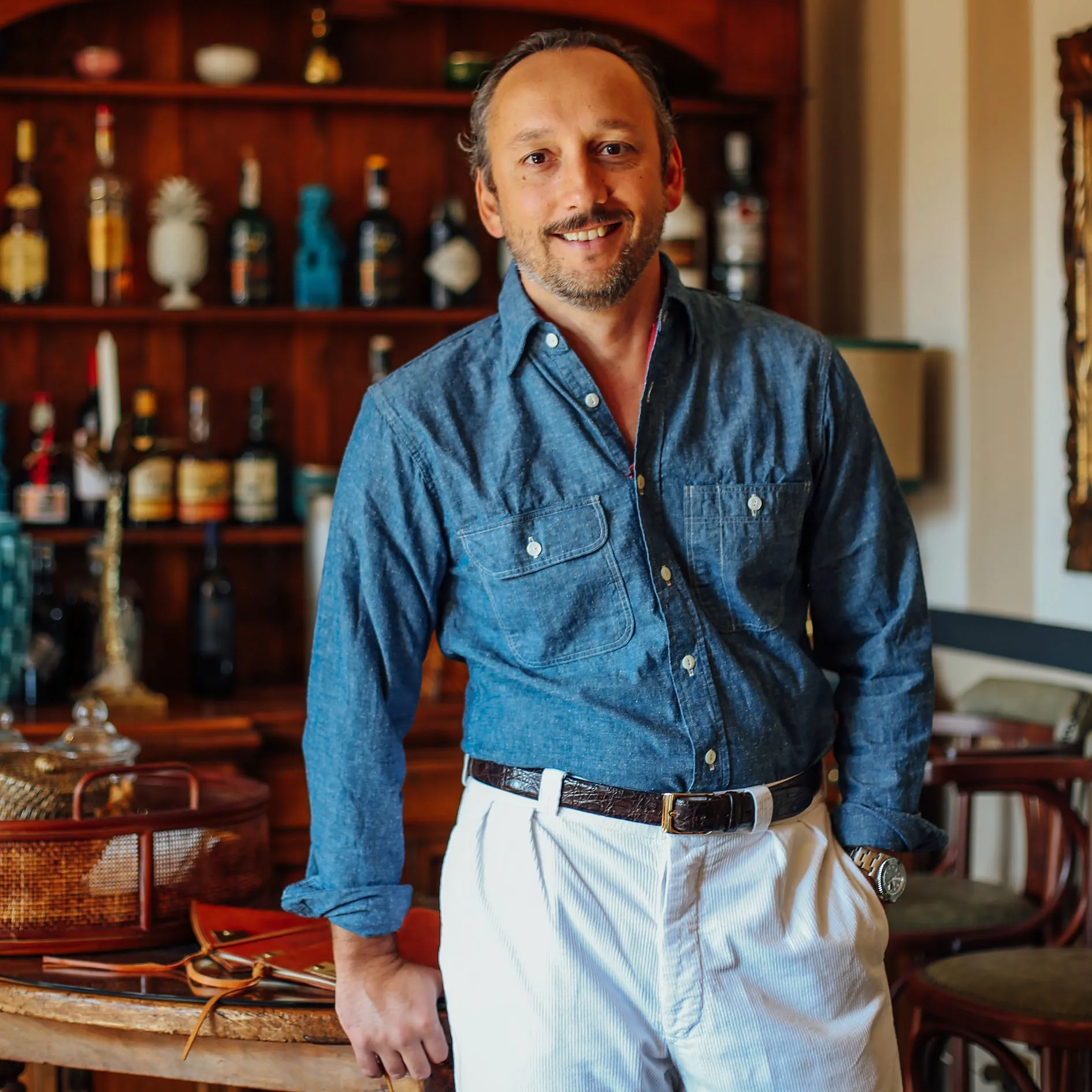 Kenneth Field Chambray Work Shirt